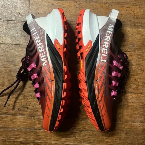 Last chance! Merrell Agility Peak 4 Tangerine/Fuschia Womens 7 NWT - Picture 5 of 8